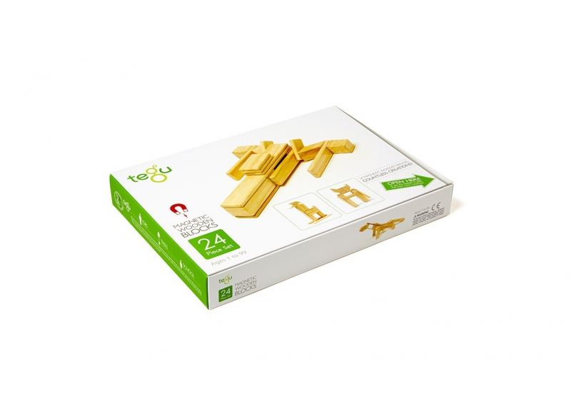 

Магнитный конструктор Tegu Базовый, 24 эл. (24P-NAT-306T)