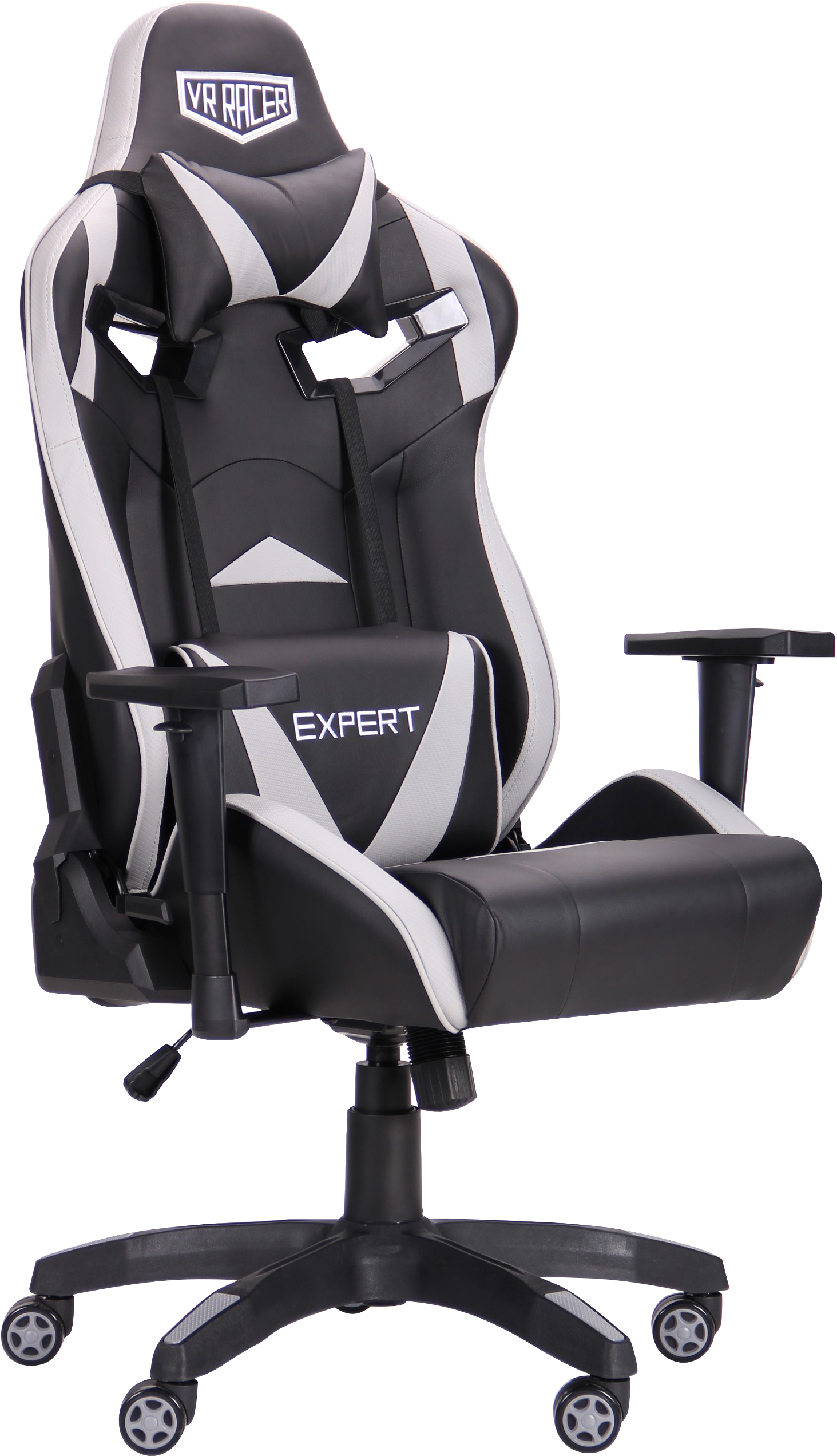 

Кресло геймерское AMF VR Racer Expert Wizard Черное с серым (545090/YX-801-2)