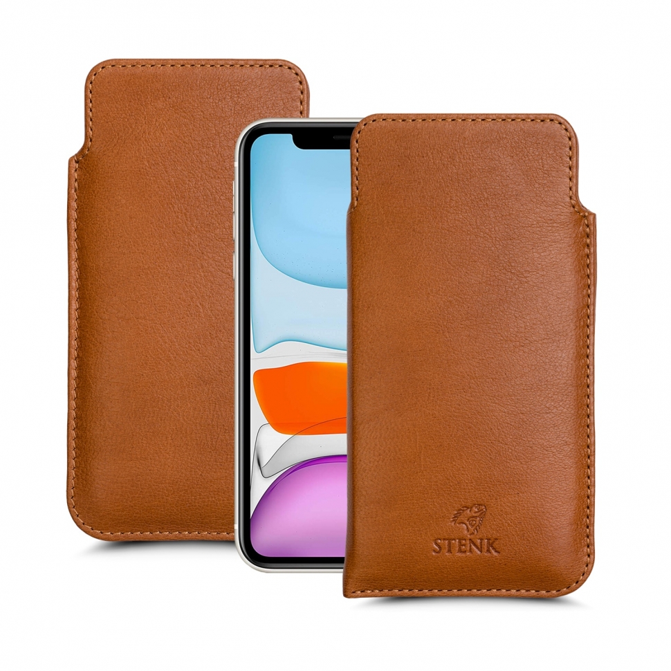 

Футляр Stenk Elegance для Apple iPhone 11 Camel