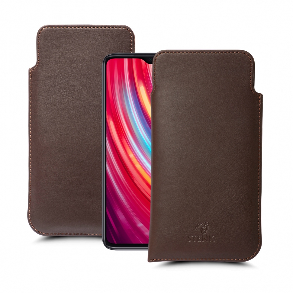 

Футляр Stenk Elegance для Xiaomi Redmi Note 8 Pro Коричневый