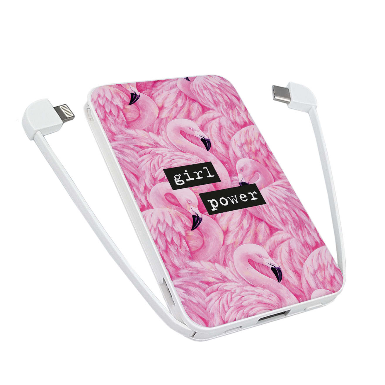 

УМБ Power Bank (повербанк) ZIZ Фламинго 5000 мАч