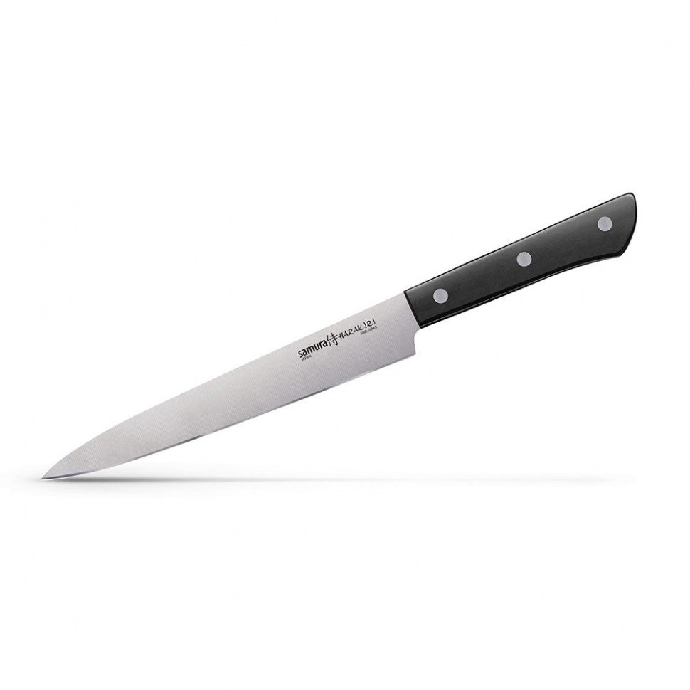 

Нож для тонкой нарезки Samura Harakiri 19.5 см (черный)