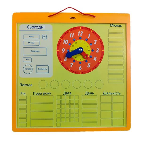 

Календарь магнитный Viga Toys 46х47х4 см Разноцветный 000013270