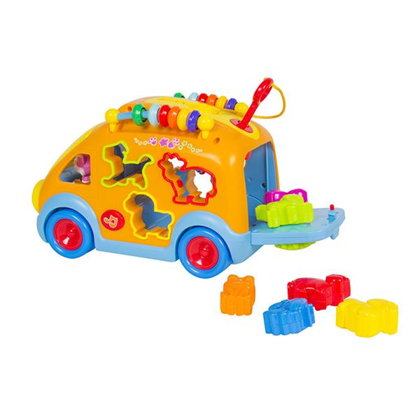 

Игрушка Веселый автобус Hola Toys 14х24х16,5 см Разноцветный 000013481