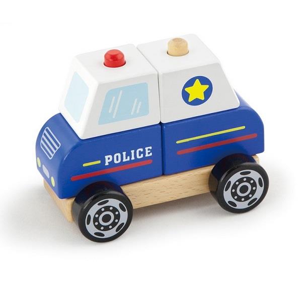 

Игрушка Полицейская машина Viga Toys 16х16х9 см Белый, Синий 000013179