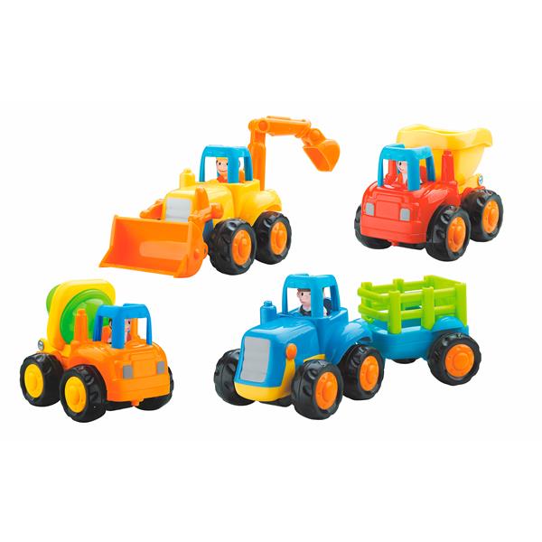 

Игрушка Грузовичок 4 шт Hola Toys 9х25х35 см Разноцветный 000013254