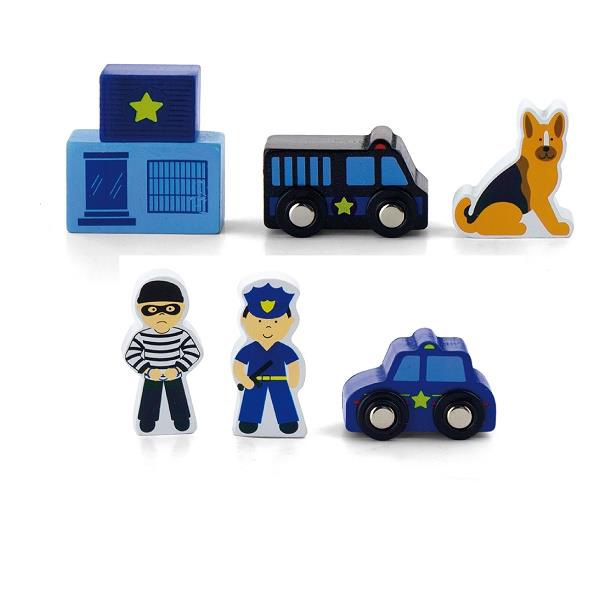 

Доп. набор к ж/д VПолицейский участок Viga Toys 7,2х31х3,6 см Синий 000013503
