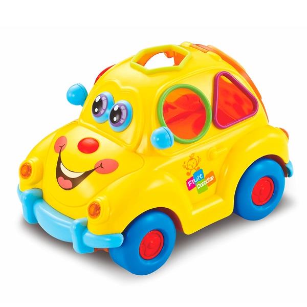 

Игрушка Фруктовая машинка Hola Toys 17,5х11,5х11 см Желтый разноцветный 000013250