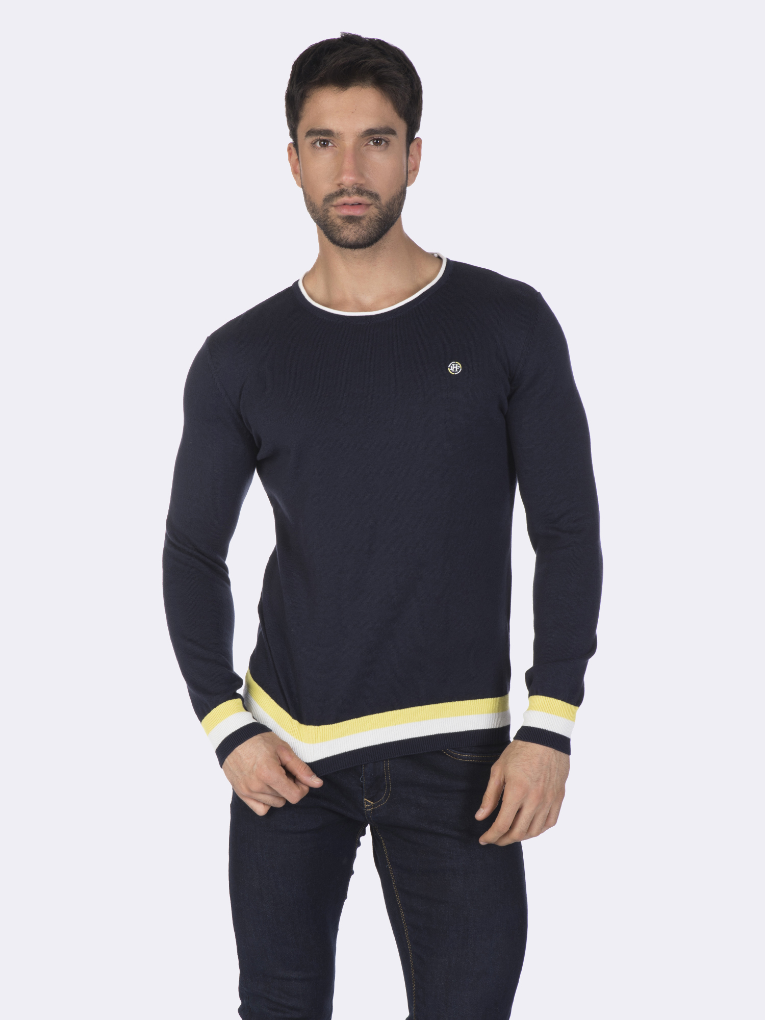 

Мужской Джемпер FELIX HARDY Синий 2XL