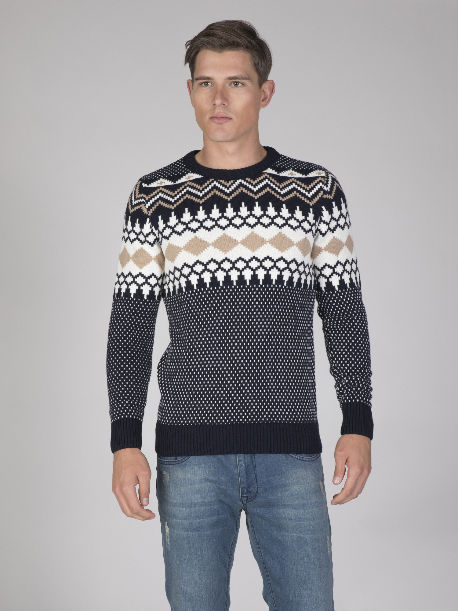 

Мужской Джемпер FELIX HARDY Синий 3XL