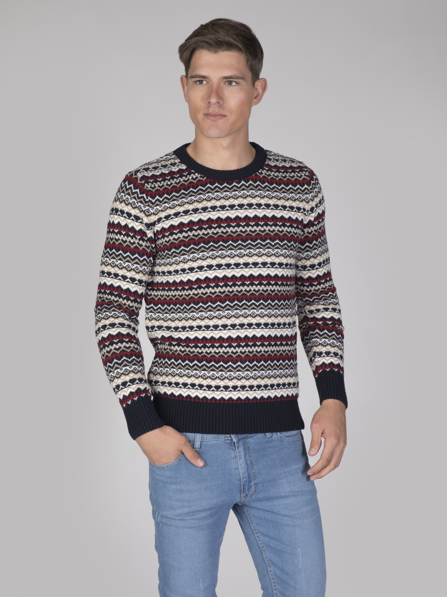 

Мужской Джемпер FELIX HARDY Синий 3XL