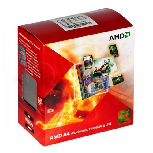

Процессор AMD A4-3400 2.7GHz/1MB (AD3400OJHXBOX) sFM1 BOX