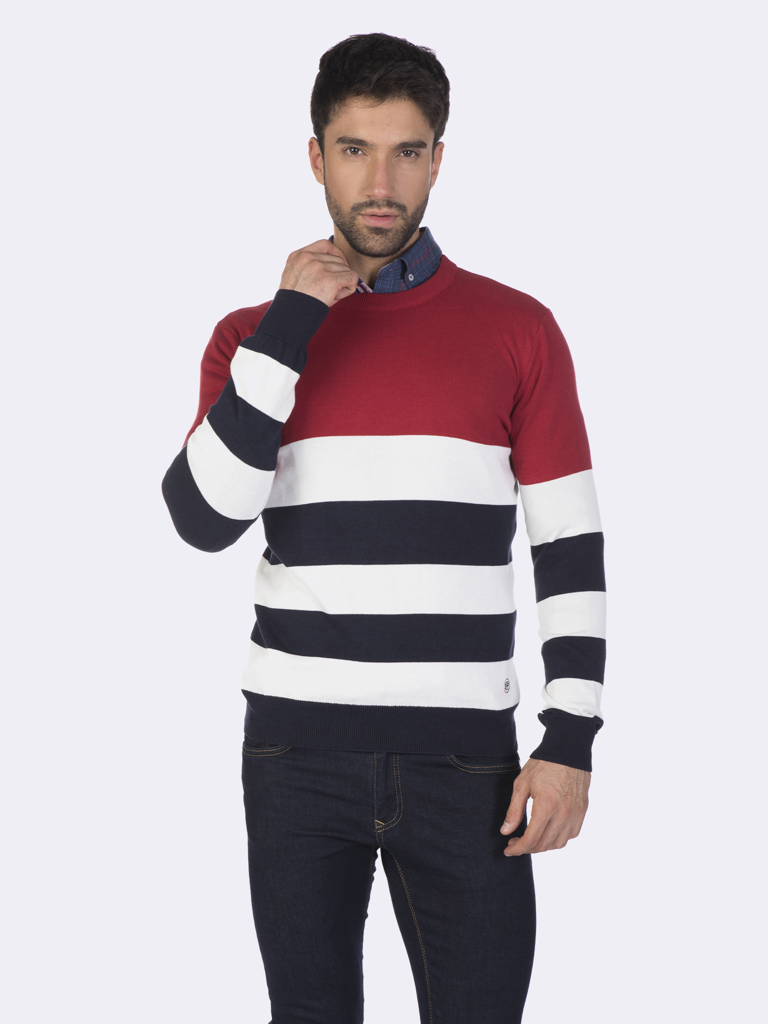 

Мужской Джемпер FELIX HARDY Бордовый 2XL