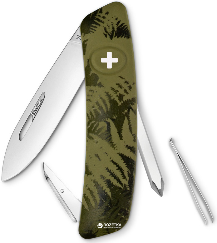 

Швейцарский нож Swiza C02 Silva Khaki (KNI.0020.2050)