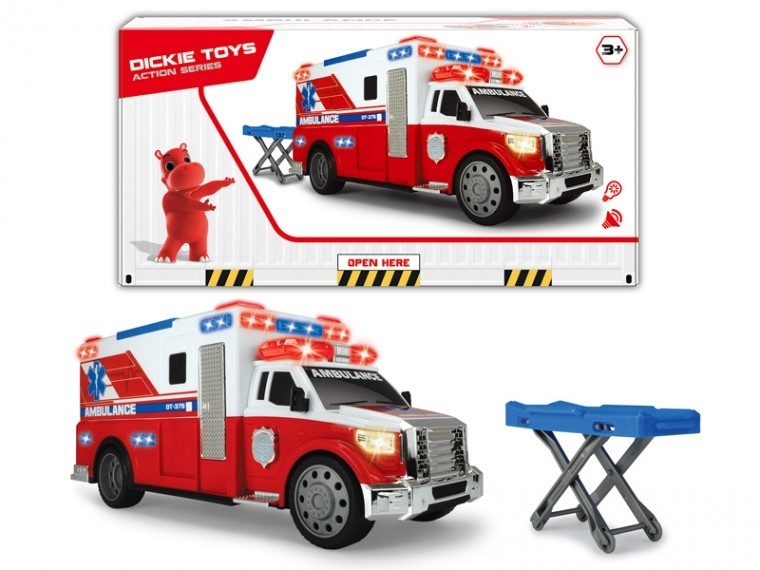 

Автомобиль скорой помощи с носилками Dickie Toys 33 см (1137010)