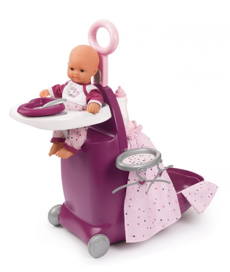 

Игровой набор Smoby Бэби Нерс Прованс. Раскладной чемодан 3 в 1 (220346)