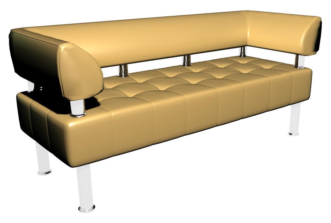 

Диван-офис Тонус Sentenzo 1600x600x700 Светло-бежевый