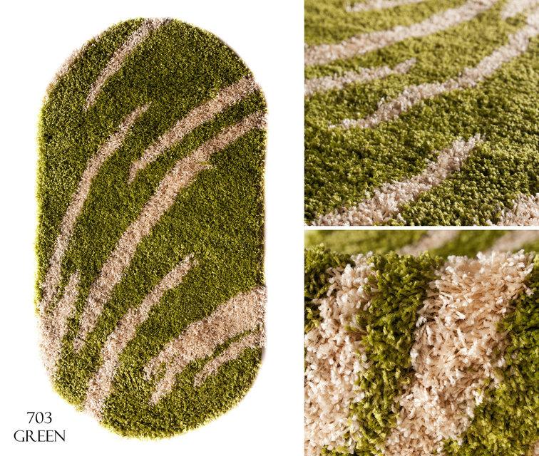 

Ковер EZEL SHAGGY 703 GREEN 2,00x4,00 Овал