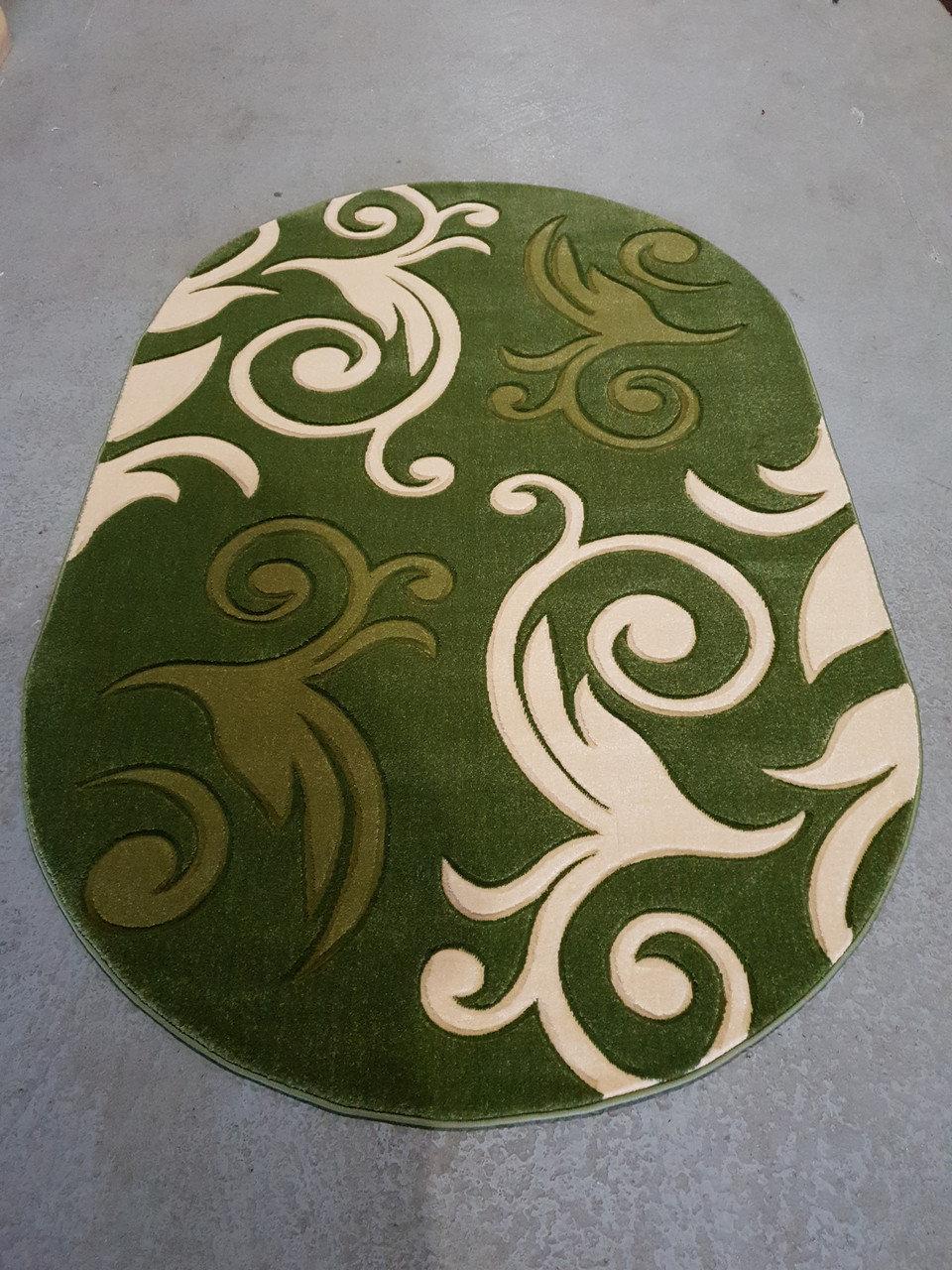 

Ковер стриженный ALBAYRAK 2,50x5,00 Овал (0391 GREEN)