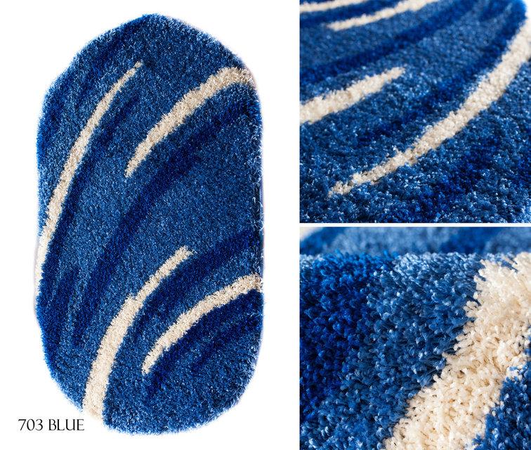 

Ковер EZEL SHAGGY 703 BLUE 1,50x2,30 Овал