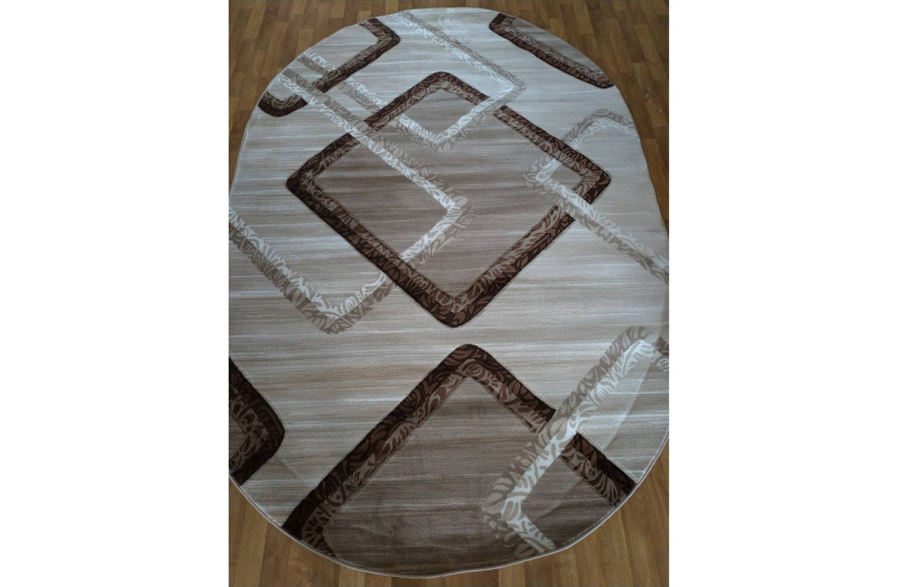 

Ковер стриженный Greencarpet MERAL 375 BEIGE 0,80x1,50 Овал