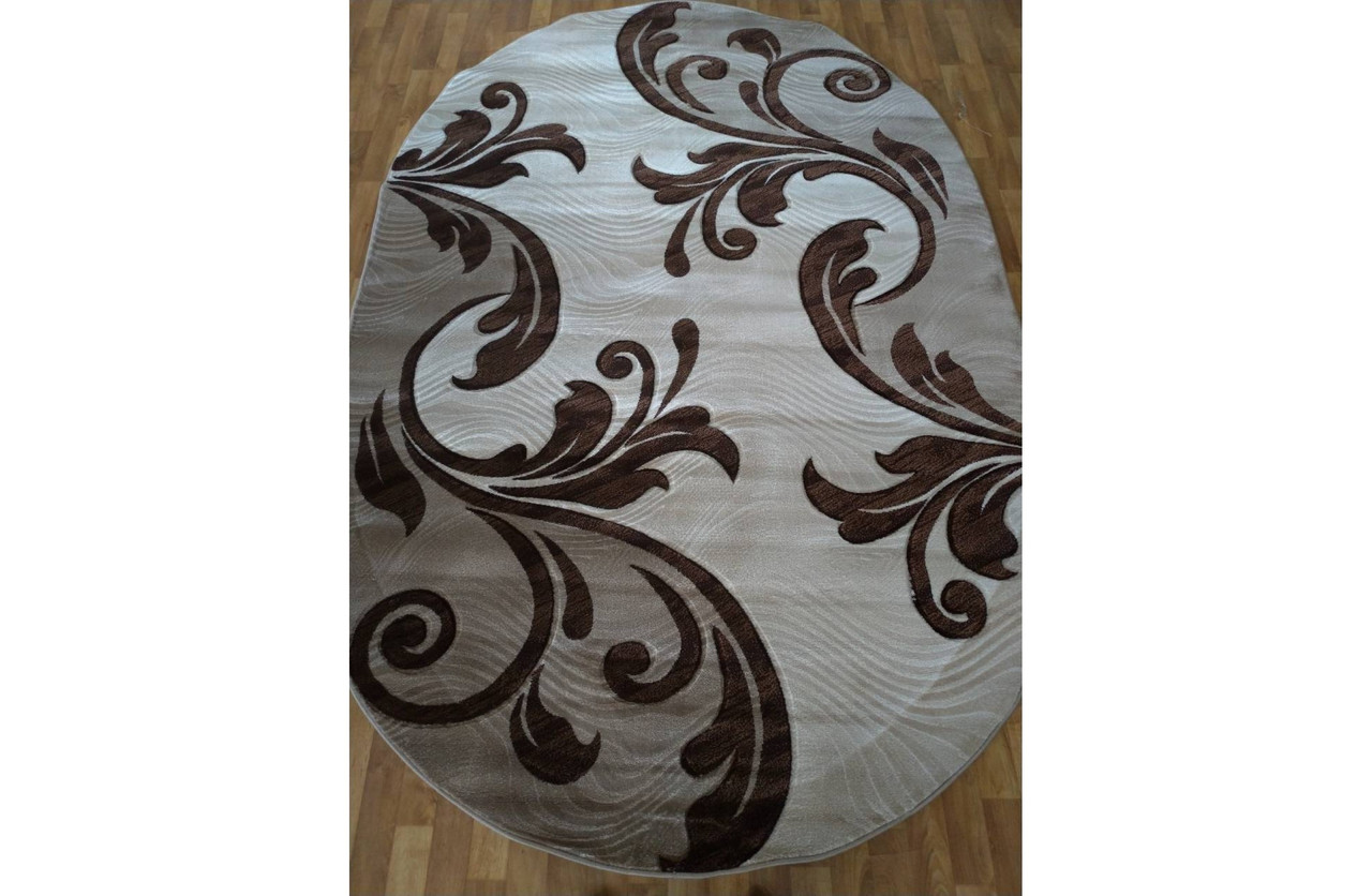 

Ковер стриженный Greencarpet MERAL 5027 BEIGE 1,00x2,00 Овал