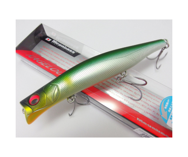 

Воблер Megabass KAGELOU 124F col. OBORO AYU (арт.1234909932086)