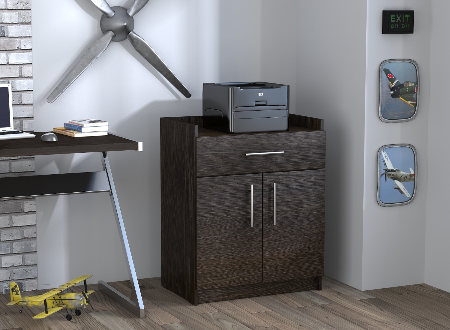 

Тумба для принтера L-640 Loft design Венге Корсика