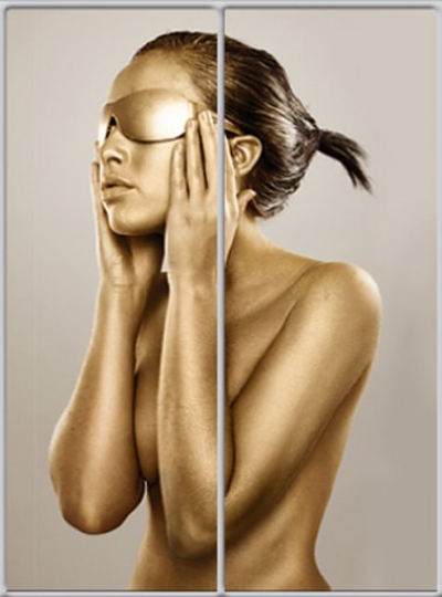 

Шкаф купе Luxe Studio Стандарт-1 Фотопечать Салон красоты-2 1100x2000x600 двухдверный