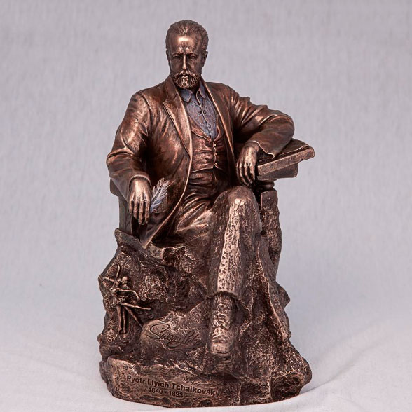 

СТАТУЭТКА «ПЁТР ИЛЬИЧ ЧАЙКОВСКИЙ» 22 см Veronese 3148-BR-1182
