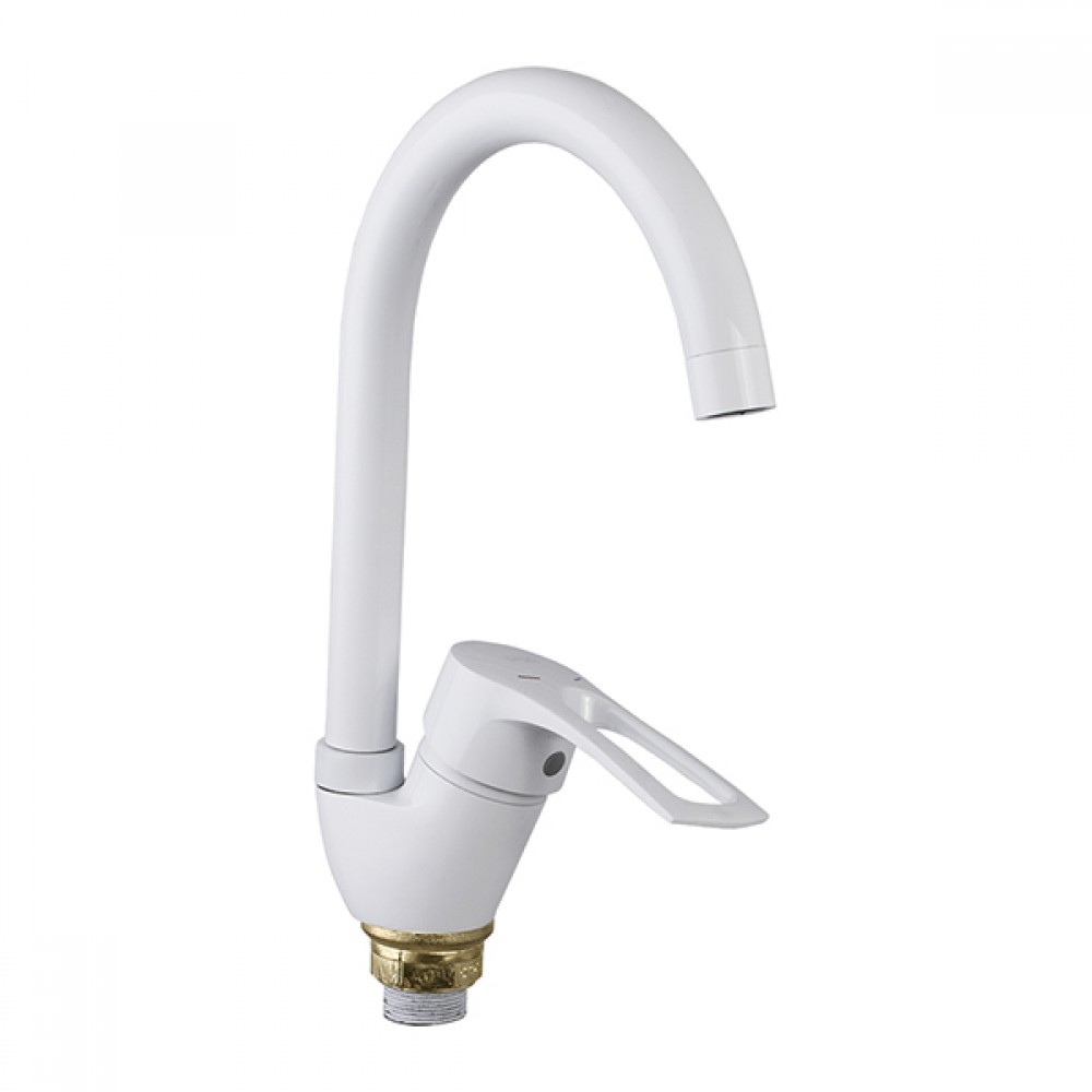 

Смеситель CRON Hansberg Ухо гайка G White (23502)