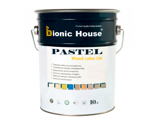 

Краска для дерева PASTEL Wood Color Bionic-House 0,8л Арктик Р201