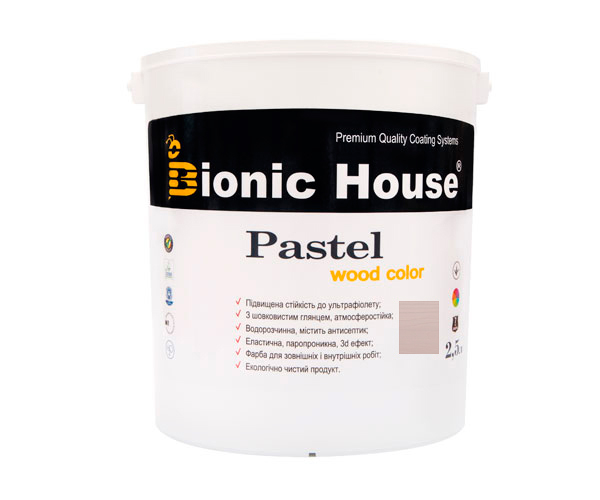 

Краска для дерева PASTEL Wood Color Bionic-House 10л Лаванда Р209