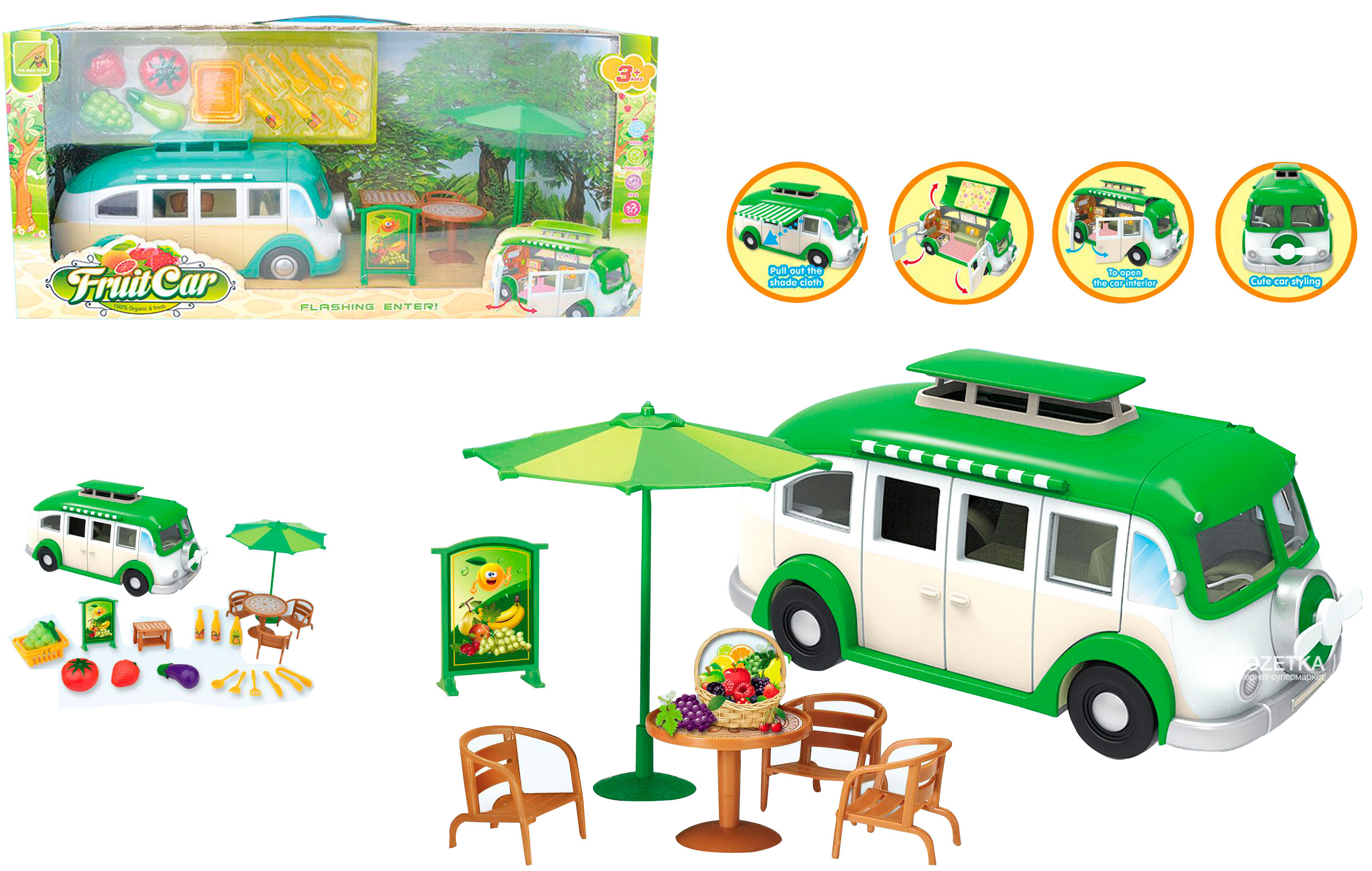

Автомагазин с фруктами Pin Ming Toys (2015-2)