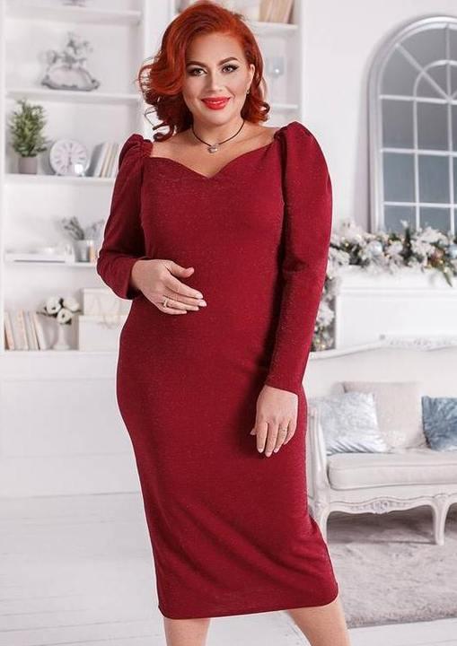 

Платье G&M k-62599 - Размер цвет красный, Платье G&M k-62599 50-52 Размер цвет красный