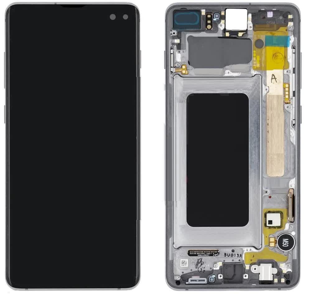 

Дисплей для Samsung S10+ G975 Black GH82 18849A с рамкой Service Original