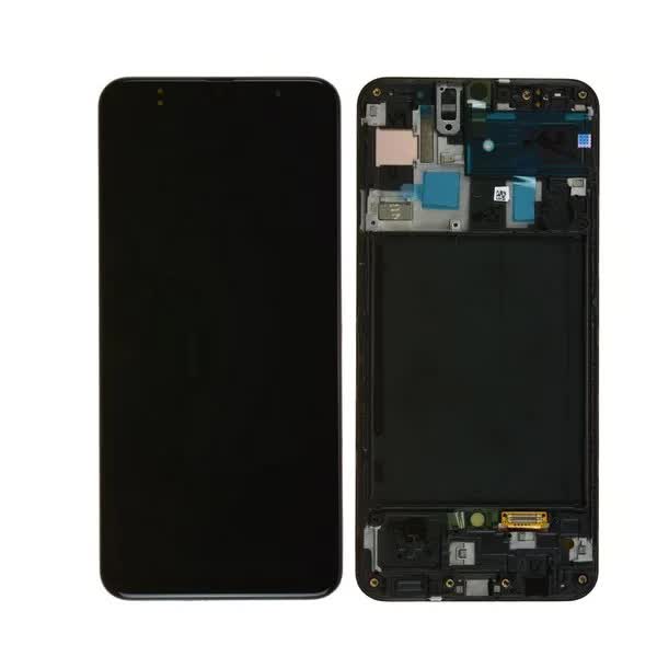 

Дисплей для Samsung А50 2019 A505 Black GH82 19204A с рамкой Service Original