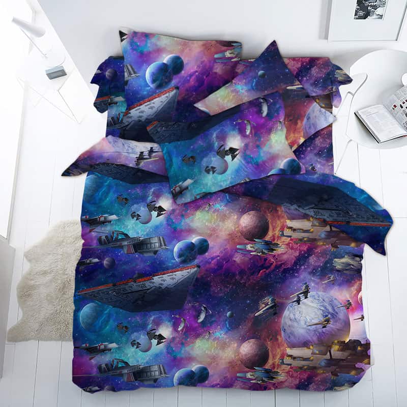 

Постельное белье Космическая баталия CottonTwill 145х215 см 000017573
