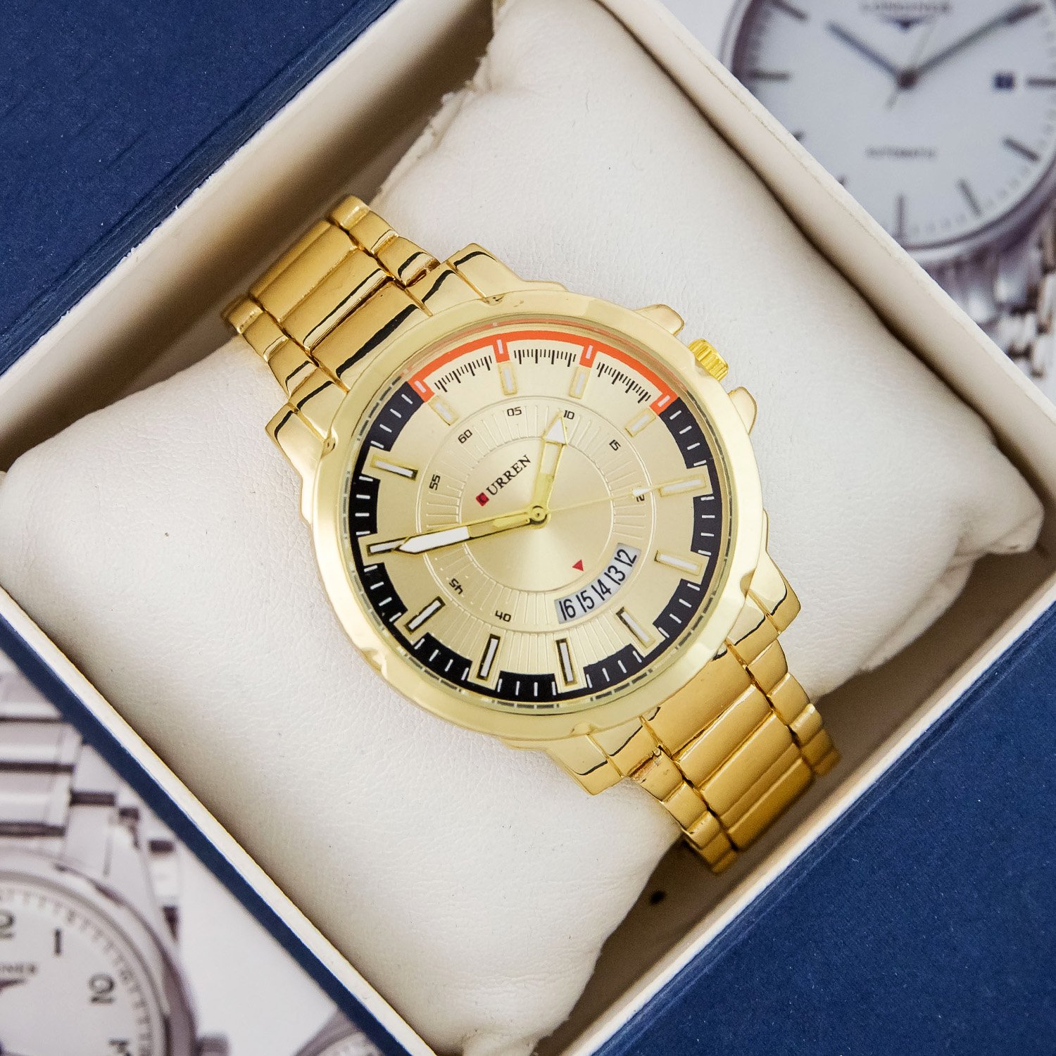 

Мужские наручные часы (All Gold) Curren 42 мм Золотой 000018212