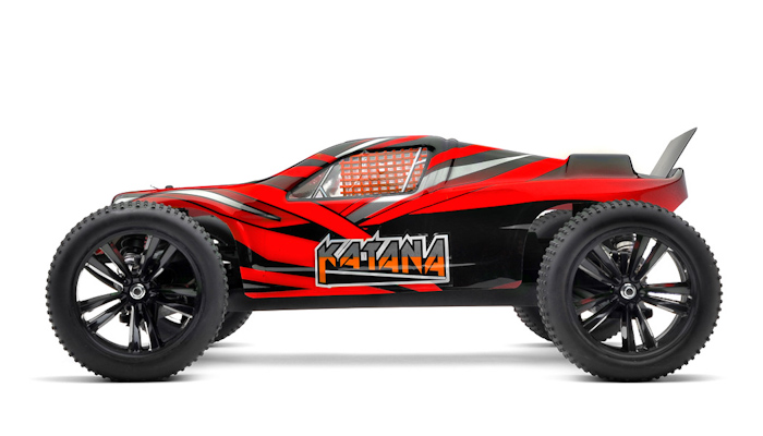 

Радиоуправляемая модель Трагги 1:10 Katana E10XTL Brushless Himoto 61x33x23 см Красный 000010393
