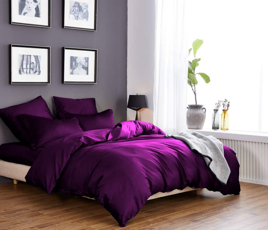 

Постельное белье однотонное CottonTwill 145х215 см Фиолетовый 000017610
