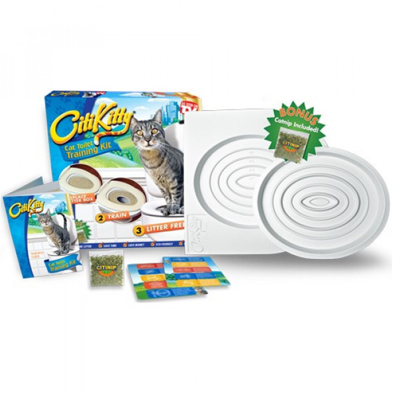 

Система приучения кошек к унитазу Citi Kitty Cat Toilet Training Kit 130760