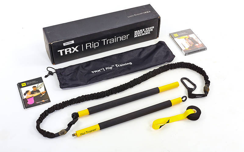 

Палка-тренажер TRX Rip Trainer FI-3728-07 /2 (с амортизатором и дверным креплениелением, DVD, сумка)