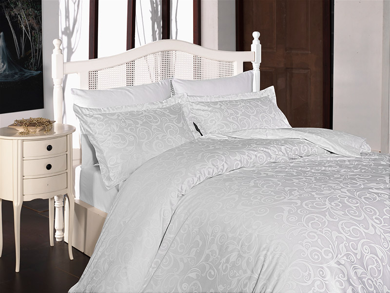 

Комплект постельного белья First Choice Сатин 200х220 "Sweta Beyaz"