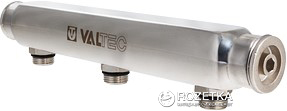 

Коллектор VALTEC из нержавеющей стали с межосевым расстоянием выходов 100 мм 1"х 1/2" нар. (4 вых.) (VTc.510.SS.060404)
