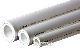 

Труба полипропиленовая VALTEC армированная алюминием PP-ALUX PN 25 20 MM (бел.) (VTp.700.AL25.20) 4м.