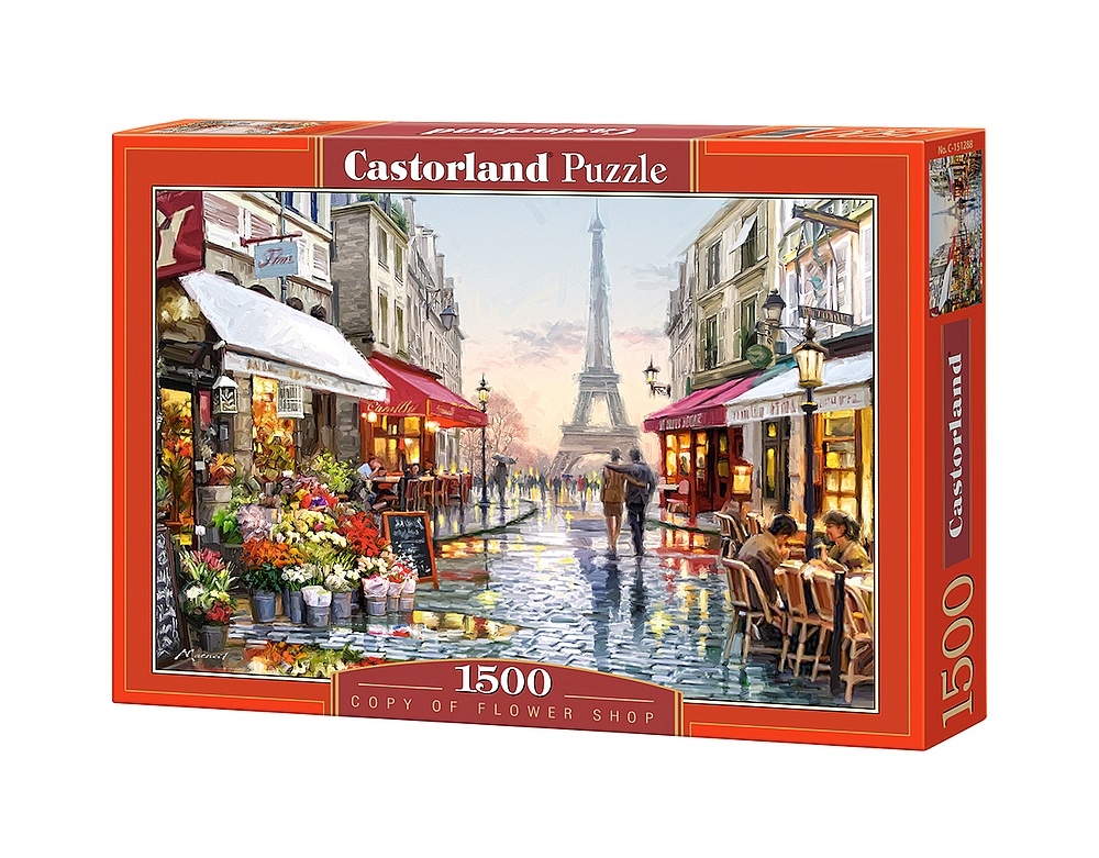 

Пазлы Цветочный магазин в Париже 1500 эл Castorland (C-151288) (21508)