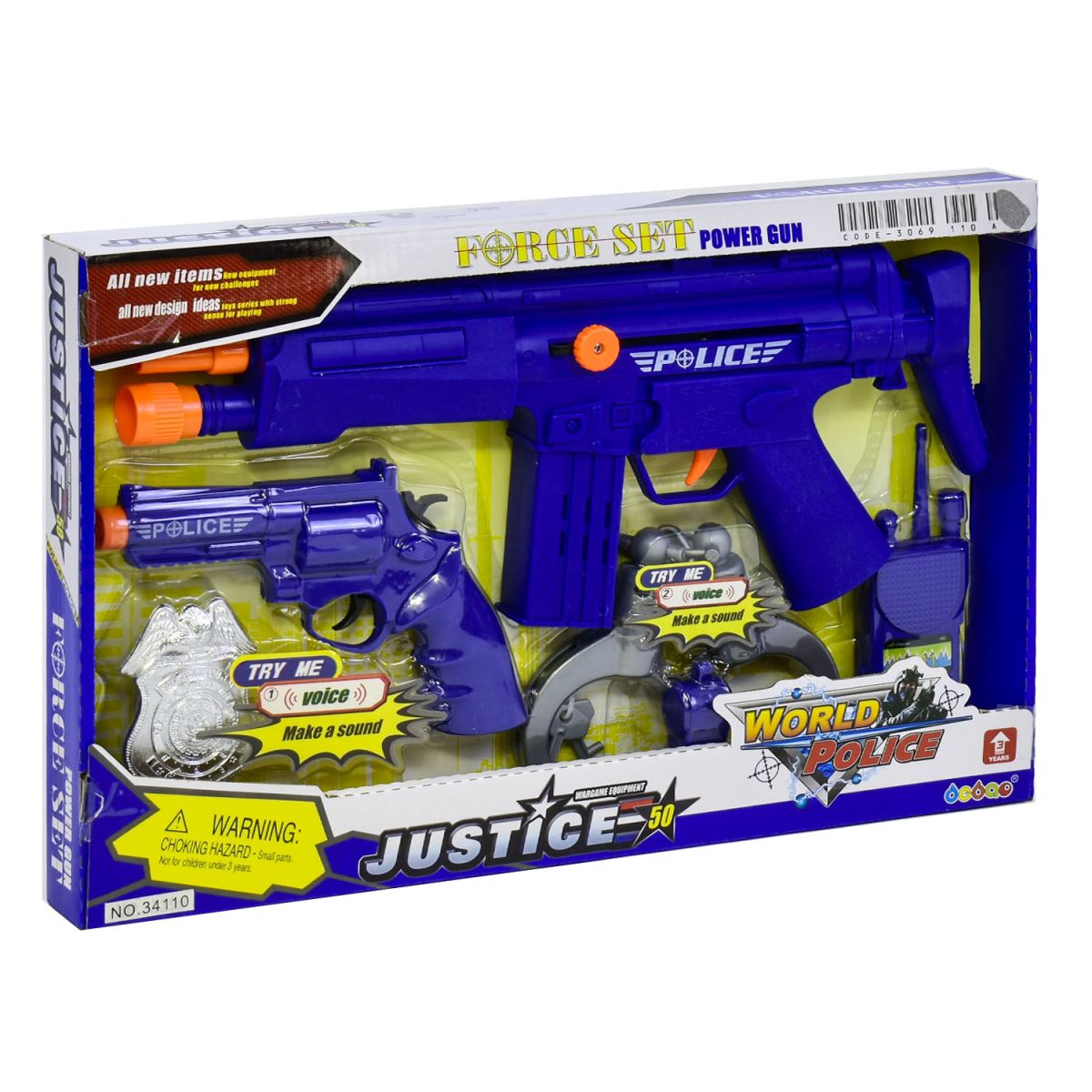 

Игрушечный набор Полиция Justice (34110) (125648)