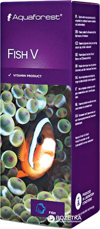 

Витамины Aquaforest Fish V 50 мл
