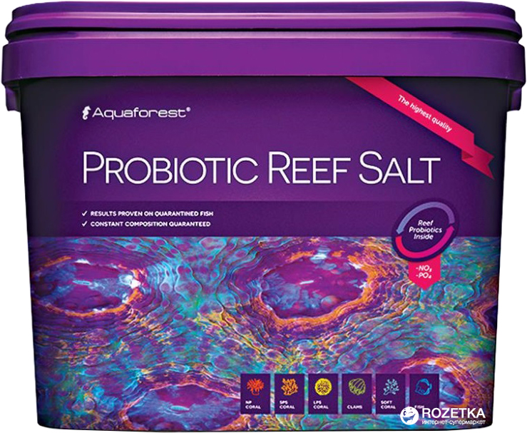 

Соль рифовая с пробиотиками Aquaforest Probiotic Reef Salt 10 кг (730037)